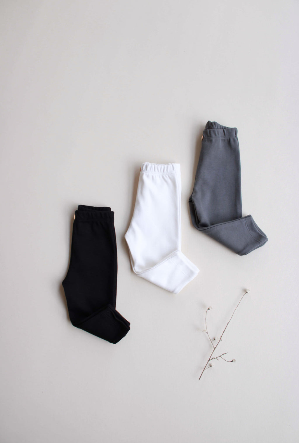 3er Set Baby Leggings aus Baumwolle