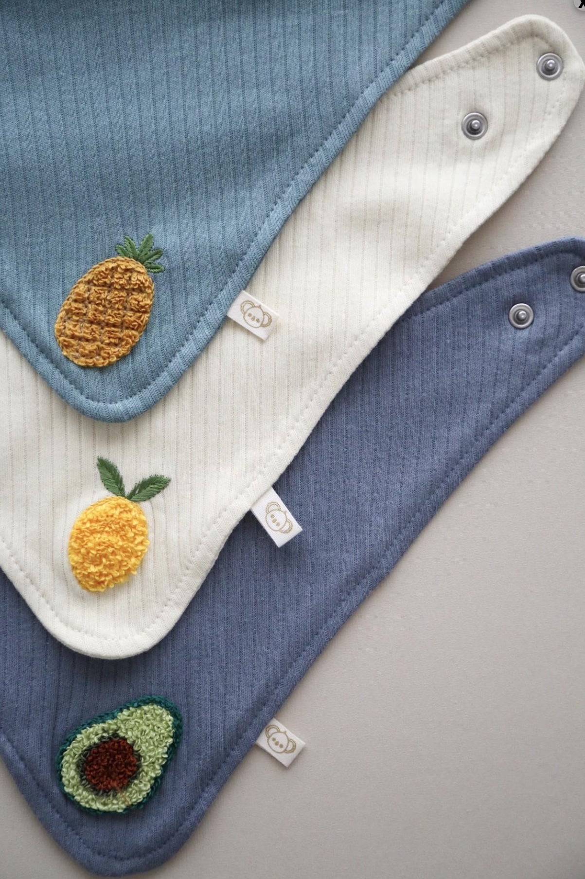 3 Pieces Scarf Bib Avocado