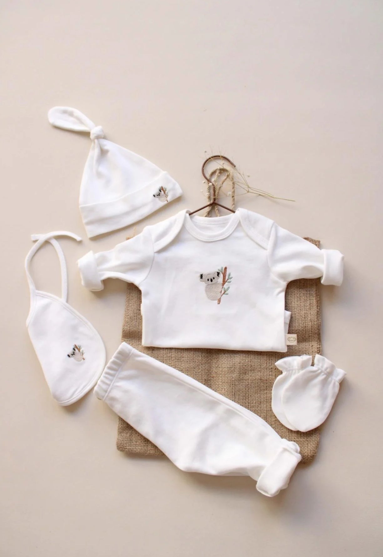 5 Teiliges Neugeborenen Set