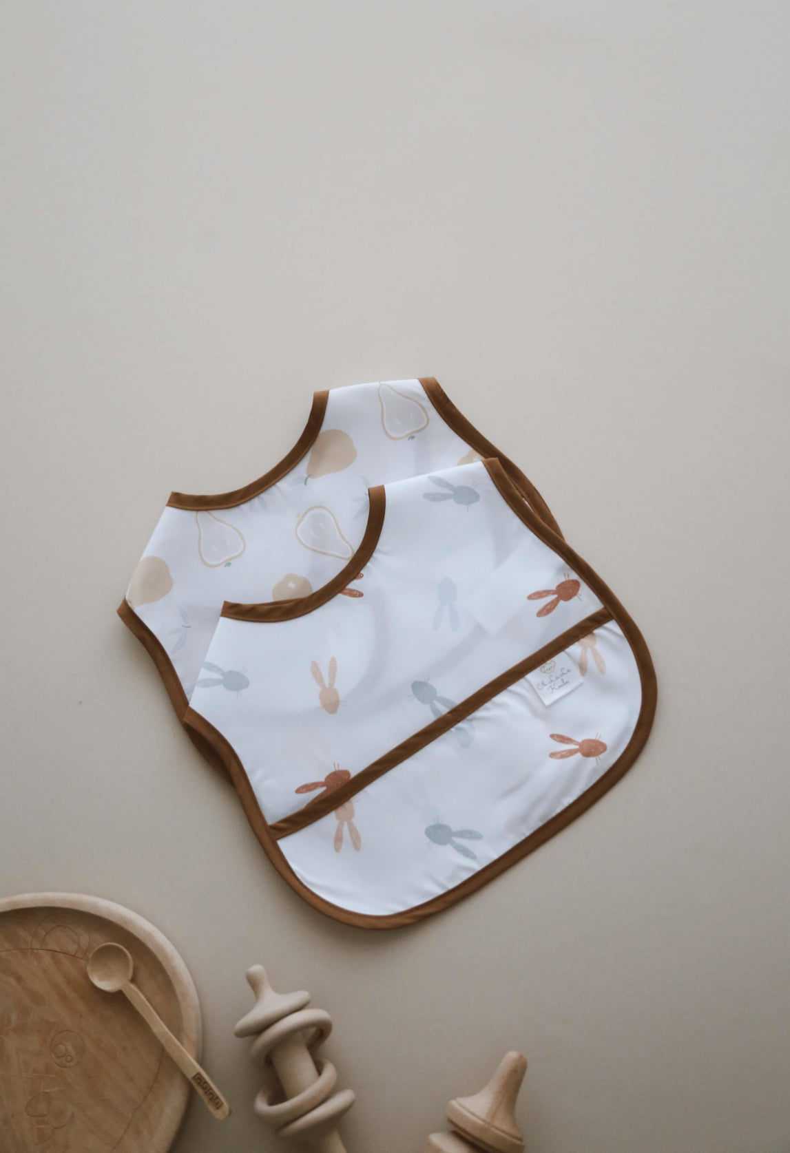 Wasserdichte Lätzchen 2-er Set