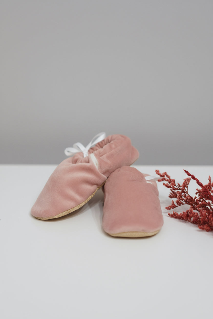Krabbelschuhe Pink Velvet