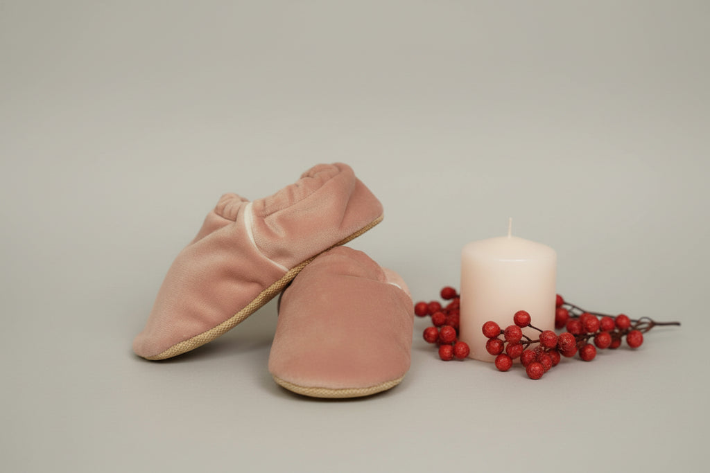 Krabbelschuhe Pink Velvet
