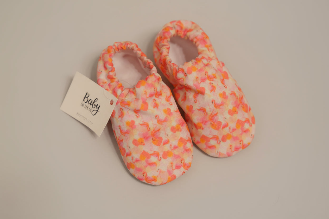 Krabbelschuhe Flamingo