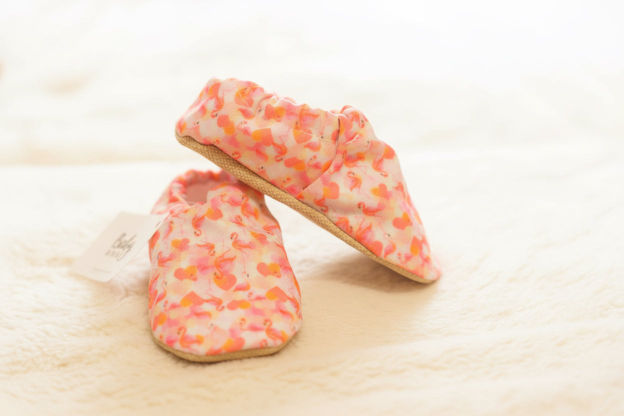 Krabbelschuhe Flamingo